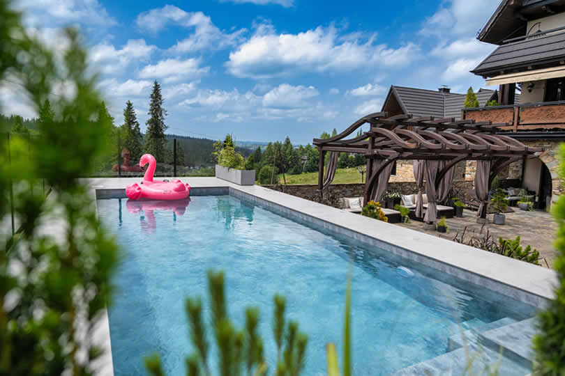 ORLIK NOCLEGI Z BASENEM WIDOKI NA TATRY JACUZZI SAUNA TĘŻNIA BUKOWINA TATRZAŃSKA